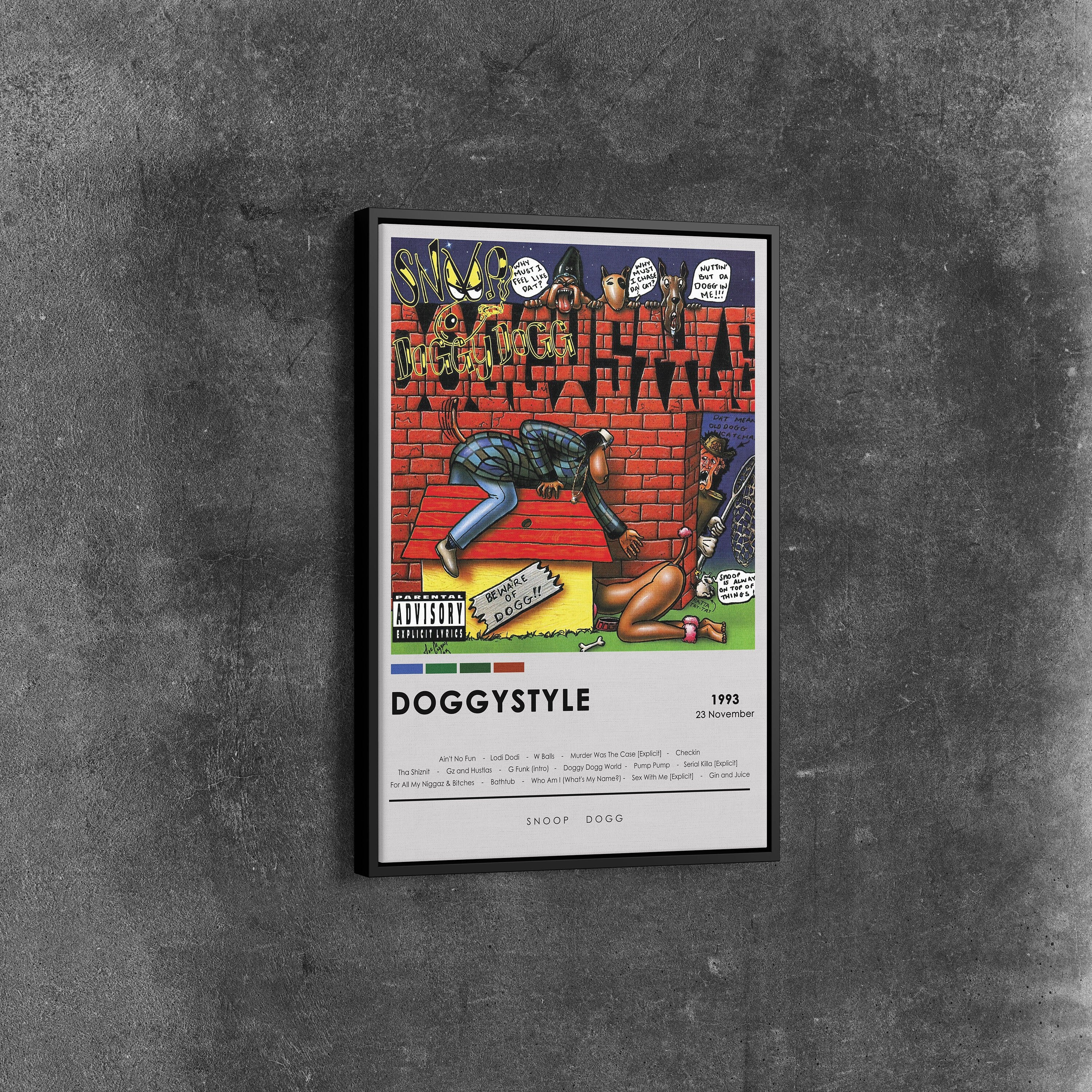 Snoop Doggy Dogg ポスター Doggy Style Snoop Doggy Dogg Doggystyle 25th Anniversary Poster 22 x 34
