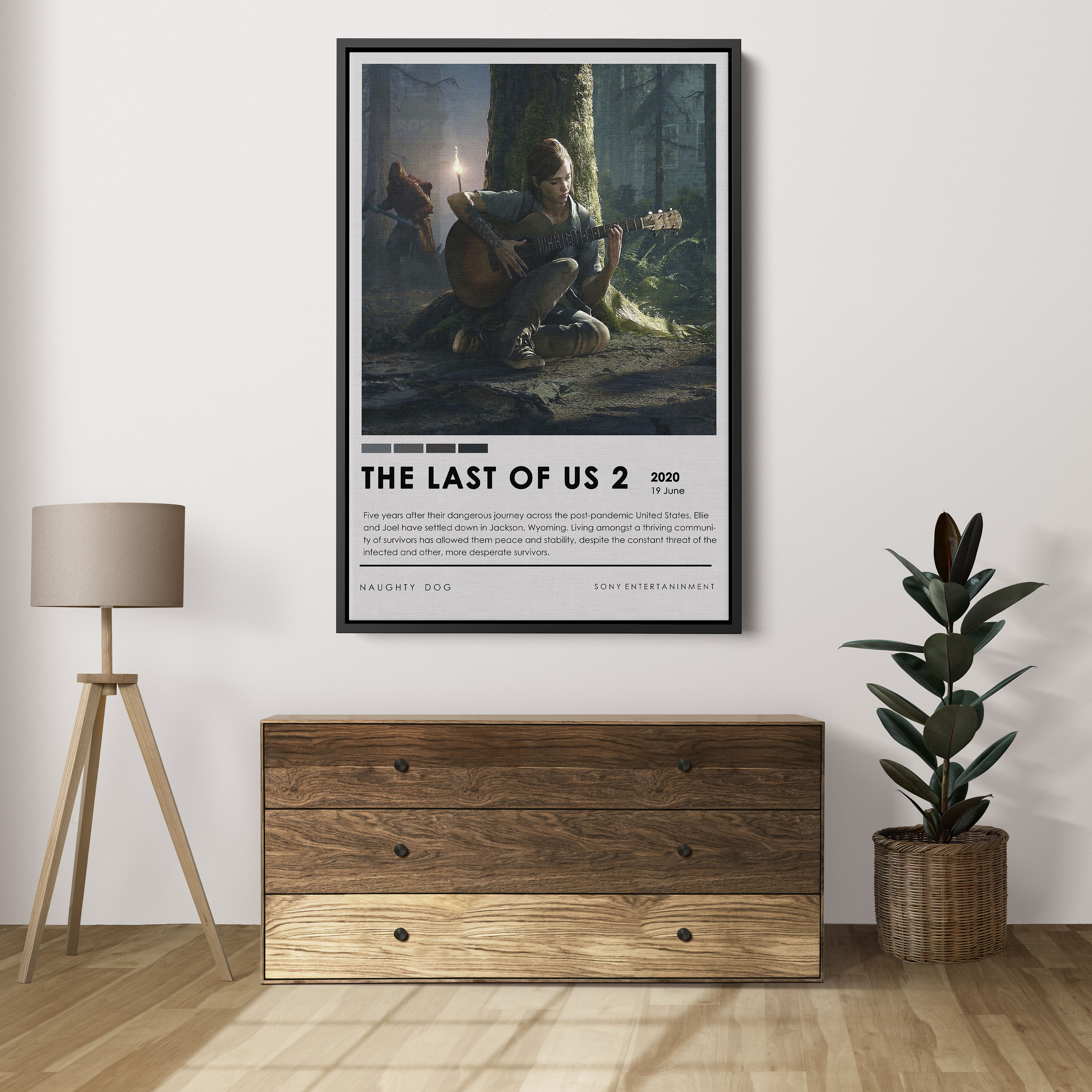 TLOU Movie Poster the Last of Us Canvas Movie Poster Canvas - Etsy