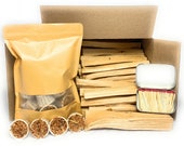 Firewood Kindling 10lbs Bundle with Mini Firestarters and Matches