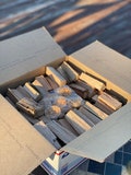 15 pounds Mini Firewood & Mini Firestarters for Solo Stove Mesa (Large Flat Rate Box)