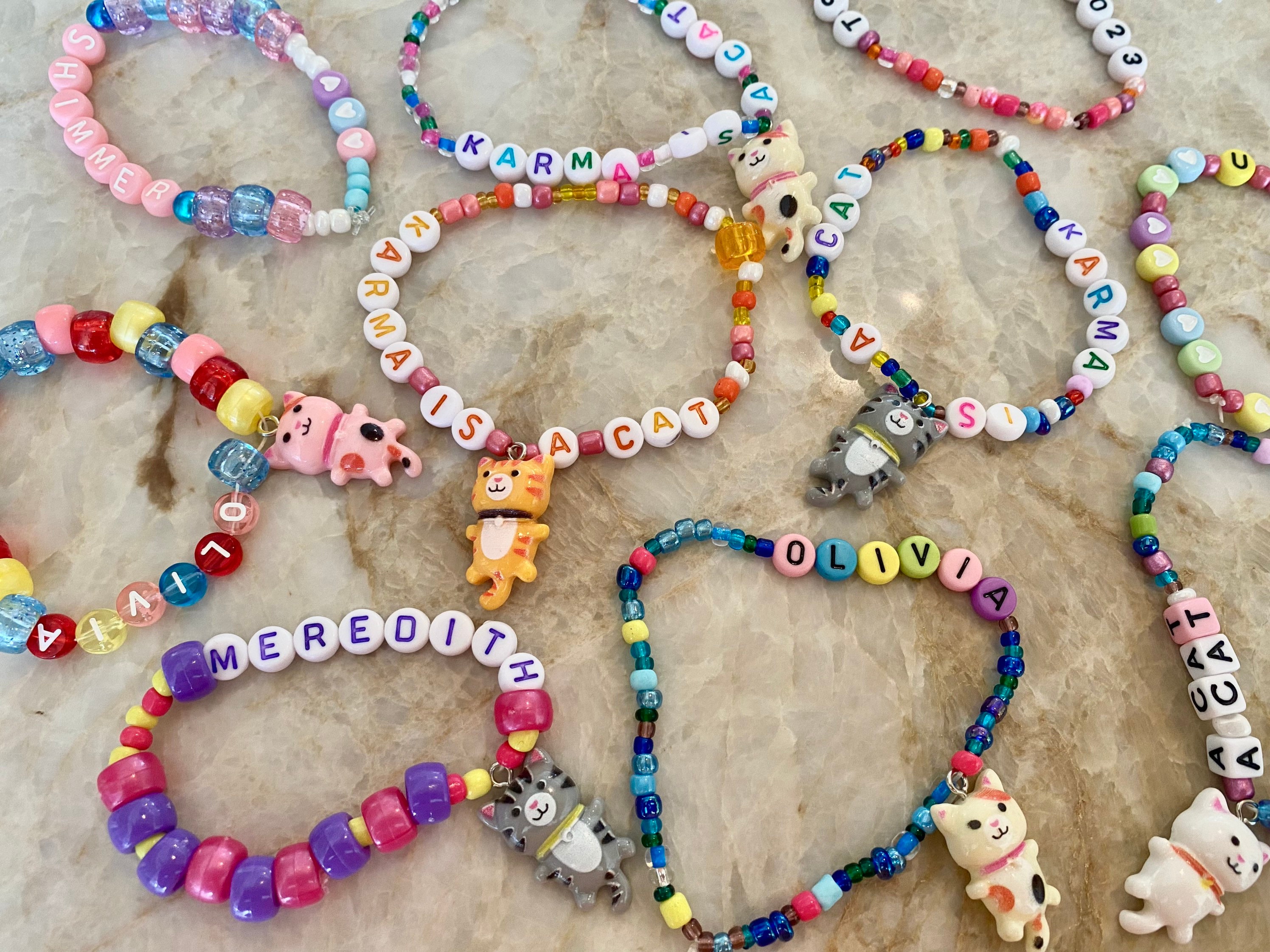 Cat shop friendship bracelet