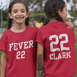 YOUTH & WOMENs Caitlin Clark Indiana Fever Tshirt - Support Your Favorite WNBA Player