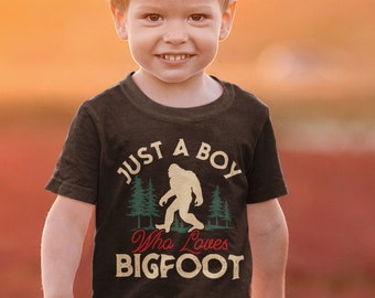 Kids Bigfoot T-Shirt – Toddler Sasquatch Tee for Toddlers