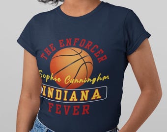 Sophie Cunningham Indiana Fever T-Shirt – Missouri WNBA Basketball Tee YOUTH & WOMEN sizes
