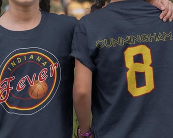 Sophie Cunningham Indiana Fever T-Shirt – WNBA Basketball Tee YOUTH & WOMENS sizes