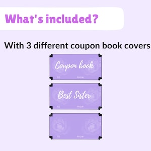 50 Customizable Love Coupons Best Sister, Sister Birthday, Gift for Her ...