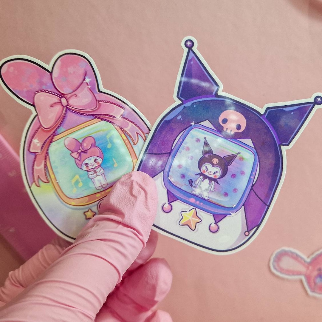 Tamagotchi Kuromi and My Melody Stickers - Etsy
