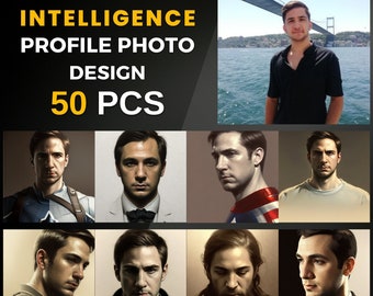 Custom AI Portrait from Your Photo - 50 Pieces of Personalized Digital Art, Personalized Wall Art or Birthday Gift | Digital Download