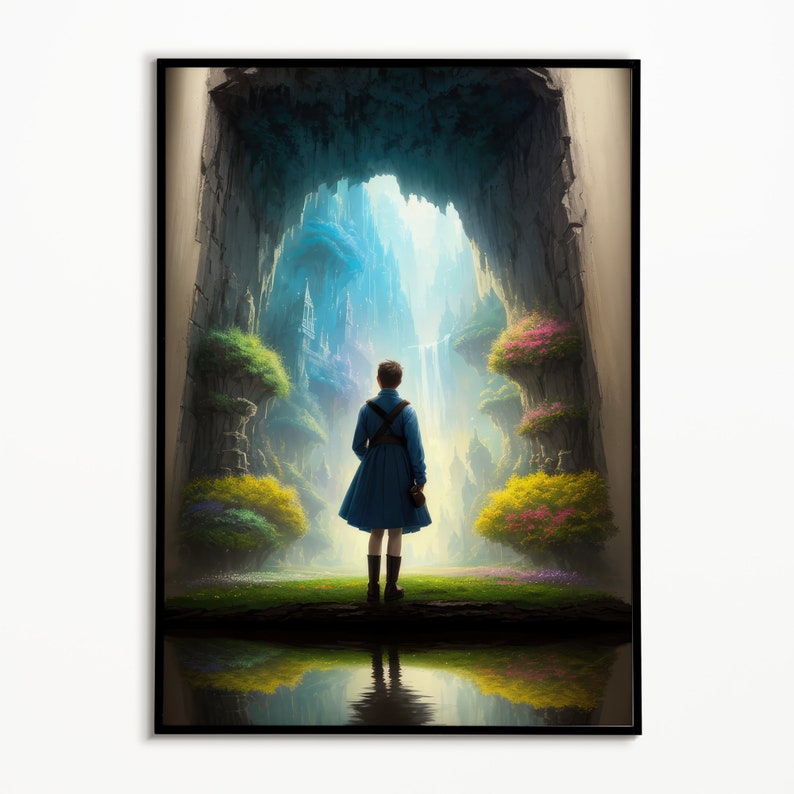 AI Oil Painting: Vibrant Fantasy Landscape Art (digital Download) - Etsy