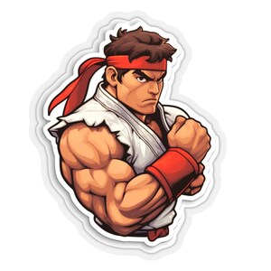 Illustration + digital enhancement Akuma Ryu Ken | Street Fighter III: 3rd  Strike | Capcom