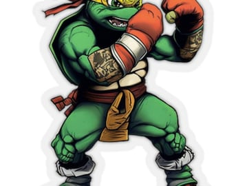 Mikey TMNT sticker Kiss-Cut Stickers