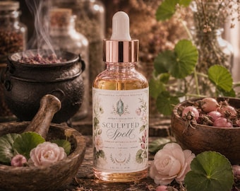 Sculpted Spell™ Verstevigende Botanische Lichaamsolie | Huidverstrakkende Lichaamsolie | Gotu Kola & Rozenbottelolie | Huidelasticiteit | Godinnen Lichaamsritueel