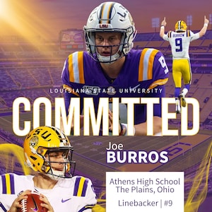 Sports Committed DIY Template | Commitment Social Media Flyer | Signing Day Template | High School Sports Commitment Instagram Flyer