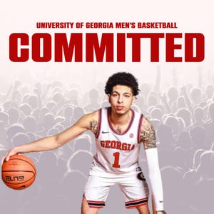 Sports Committed DIY Template | Commitment Social Media Flyer | Signing Day Template | Basketball Sports Commitment Instagram Flyer|