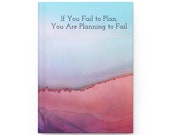 Hardcover Journal Matte with qoute on cover
