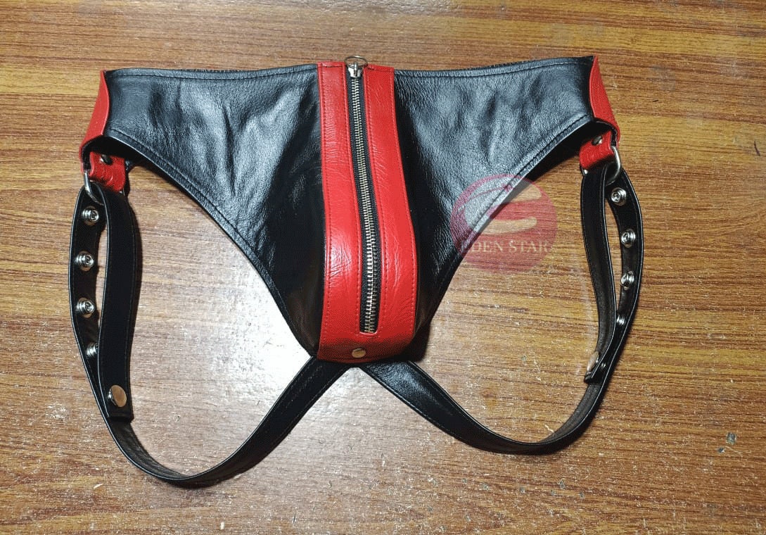 The Forsaken Thong, Handmade Leather Studded Underwear, Adjustable Leather  Underwear With Buckle Closures, Custom Lingerie -  Finland