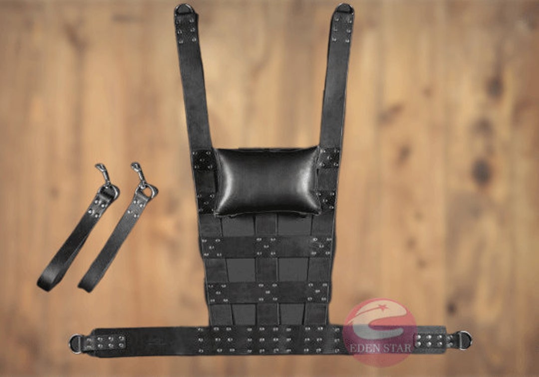 Heavy Duty Leather Sex Swing With Stirrups – BDSM Adult Hammock (Lovehoney Partner)