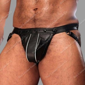 Leather Jockstrap for Men – Leather Jocks, Gay Jockstrap, Jock Underwear, Fetish wear Thong, Comfortable Jockstrap Underwear