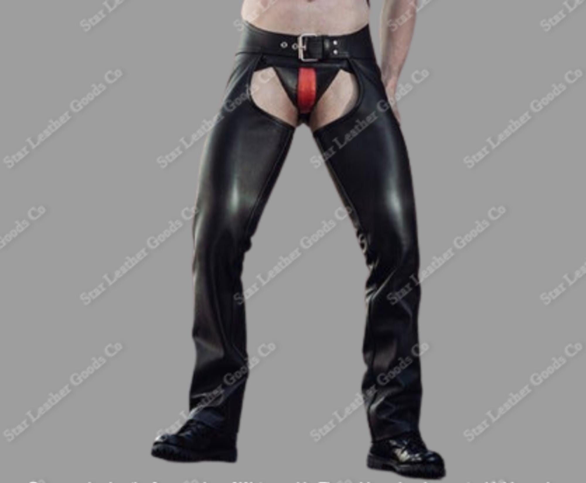 Top In Pelle Vegana Bondage Con Catene, Pinze E Museruola BDSM