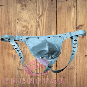 Men's 100% Genuine Leather Jockstrap, Men Leather Thong, Sexy Adult, Cod-Piece, Fetish Underwear, Men Leather Underwear thong, Sexy Thong