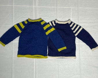 Striped Baby Sweater (9-12mo)