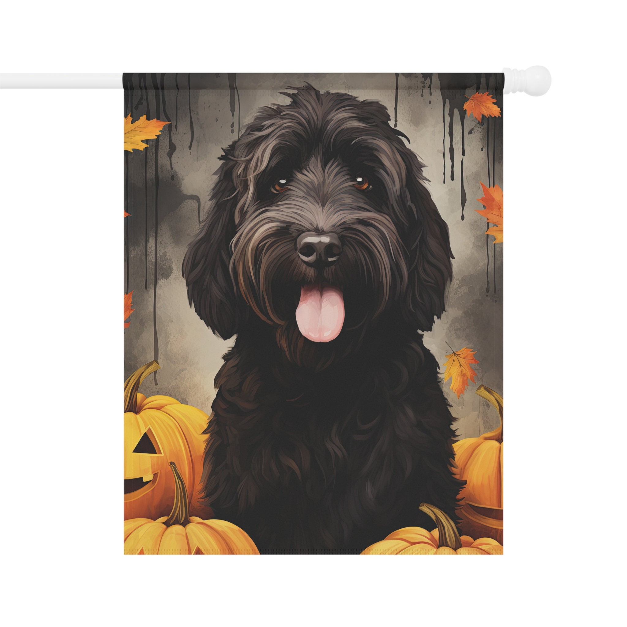 Spring Garden Flags 12x18 Inch Double Sided Dog Paw Daisy Yard Decor