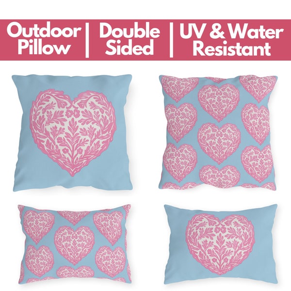 Aqua Outdoor Pillows Etsy