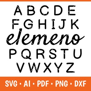 ALPHABET Elemeno svg Lehrer-Svg druckbares Alphabet Printable Schule-Svg Back to School-Svg Alphabet-Svg Lehrer Alphabet Elemeno svg Alphabet-Zeichen