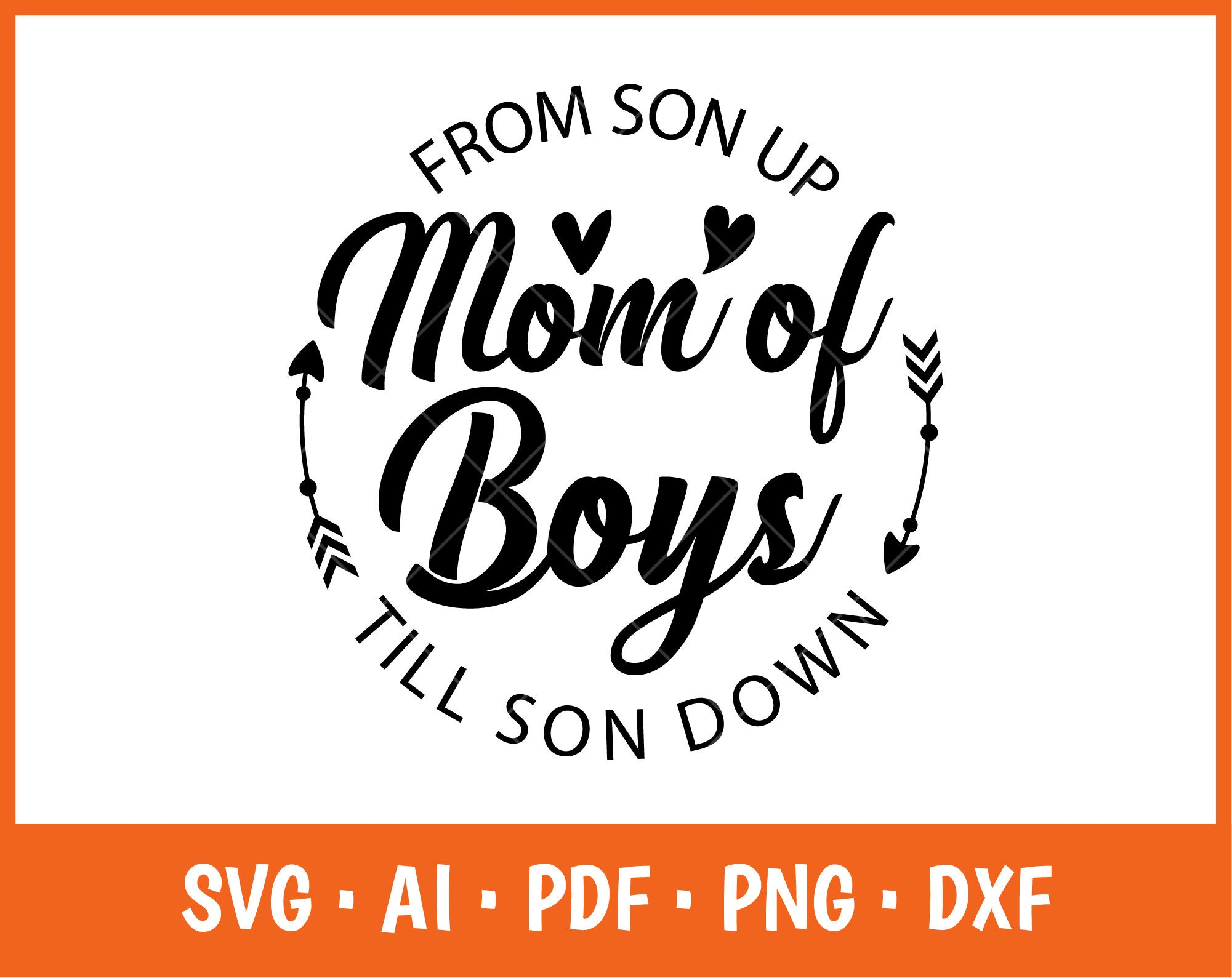 Mom of Boys Work From Son Up Till Down, Mom of Boys Gift, Boy Mom Coffee  Mug for Sale by Designs4Less