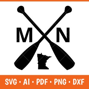 Paddle Minnesota SVG: BWCA Shirt Design (Digital File)