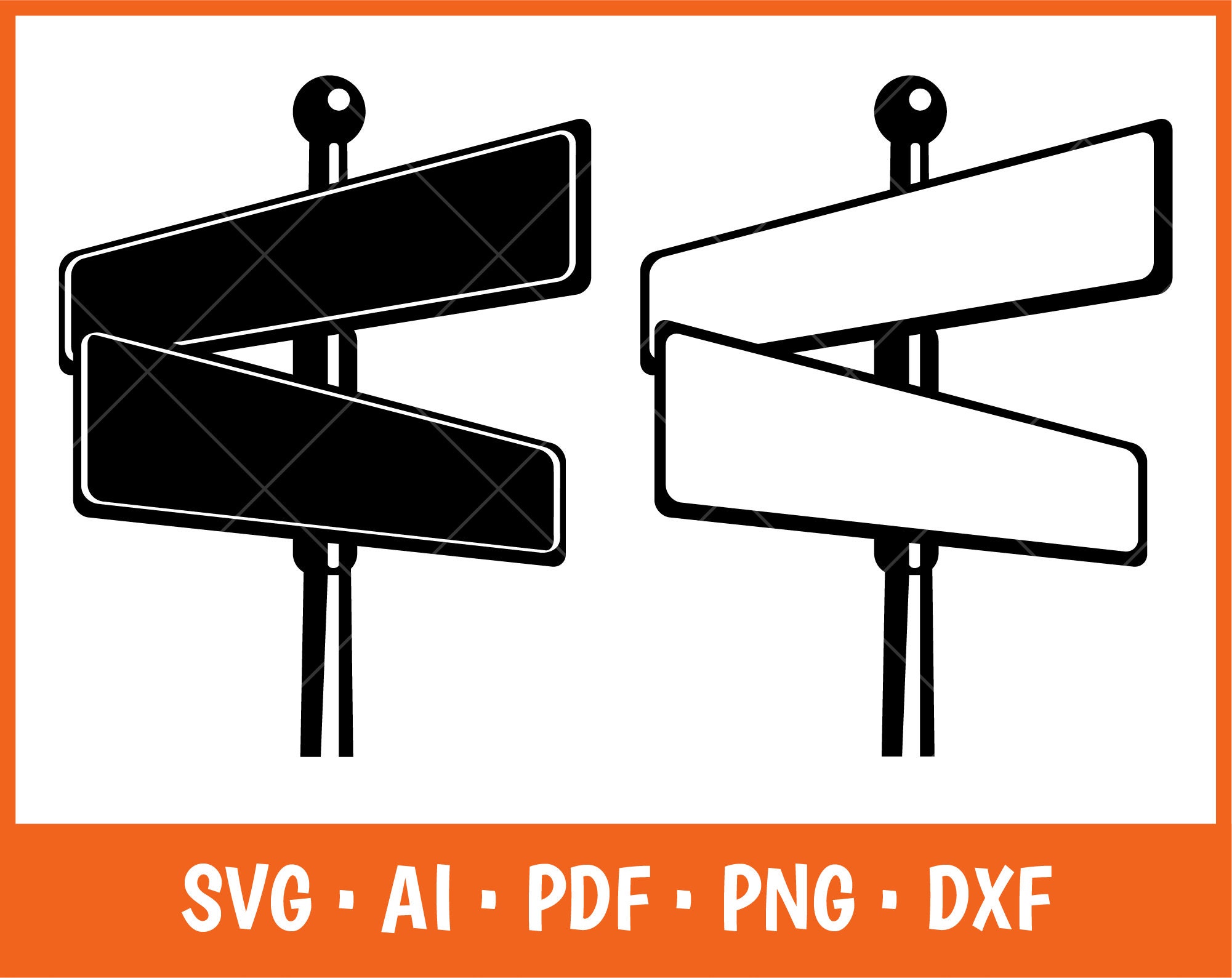 Blank Street Signs SVG, PDF, Street Alphabet SVG, Street Sign