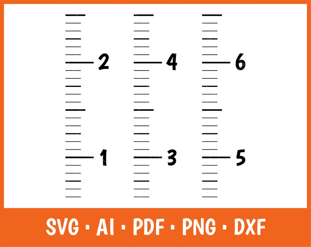 Growth Chart Svg. Growth Chart Files Prepared for Cricut, Height Ruler