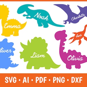 Baby Dinosaur SVG Bundle: Jurassic Clipart for Cricut (Digital Files)