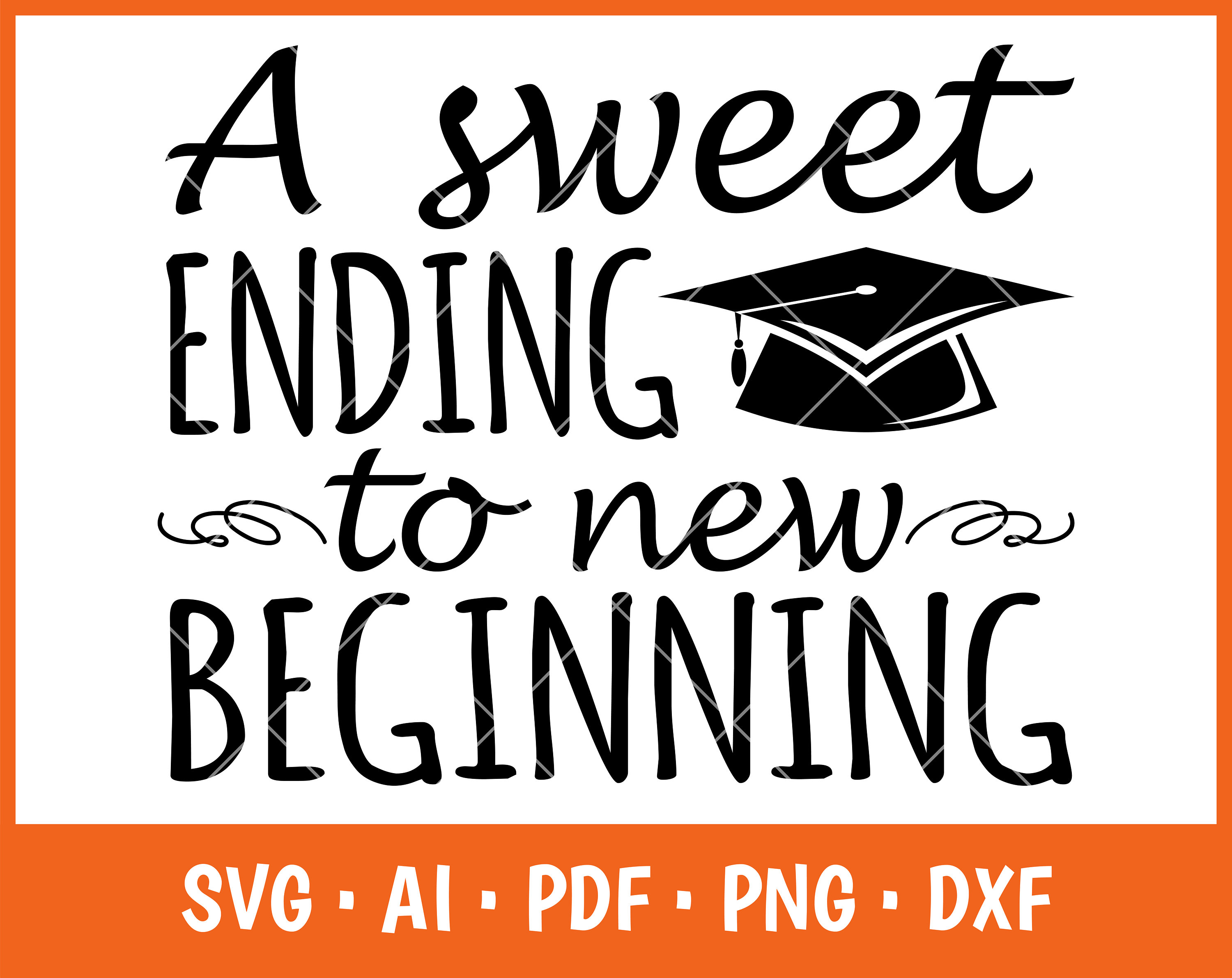 A Sweet Ending To A New Beginning Free Printable