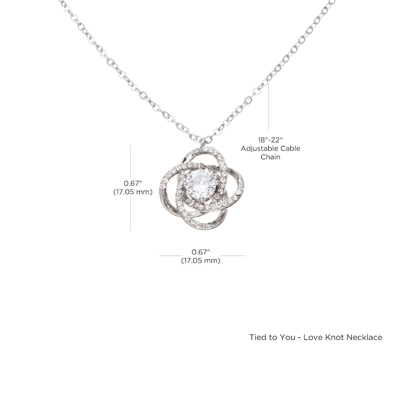 To My Girlfriend Personalized Necklace Gift, Girlfriend Christmas Gift