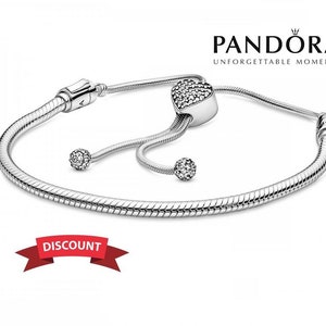 European Bracelet Pandora Extender Chain and Clasp 925 Sterling