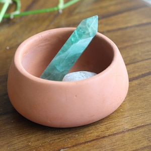 Concrete Trinket Bowl / Jewelry Bowl / Concrete Bowl / Smudge Stick Holder