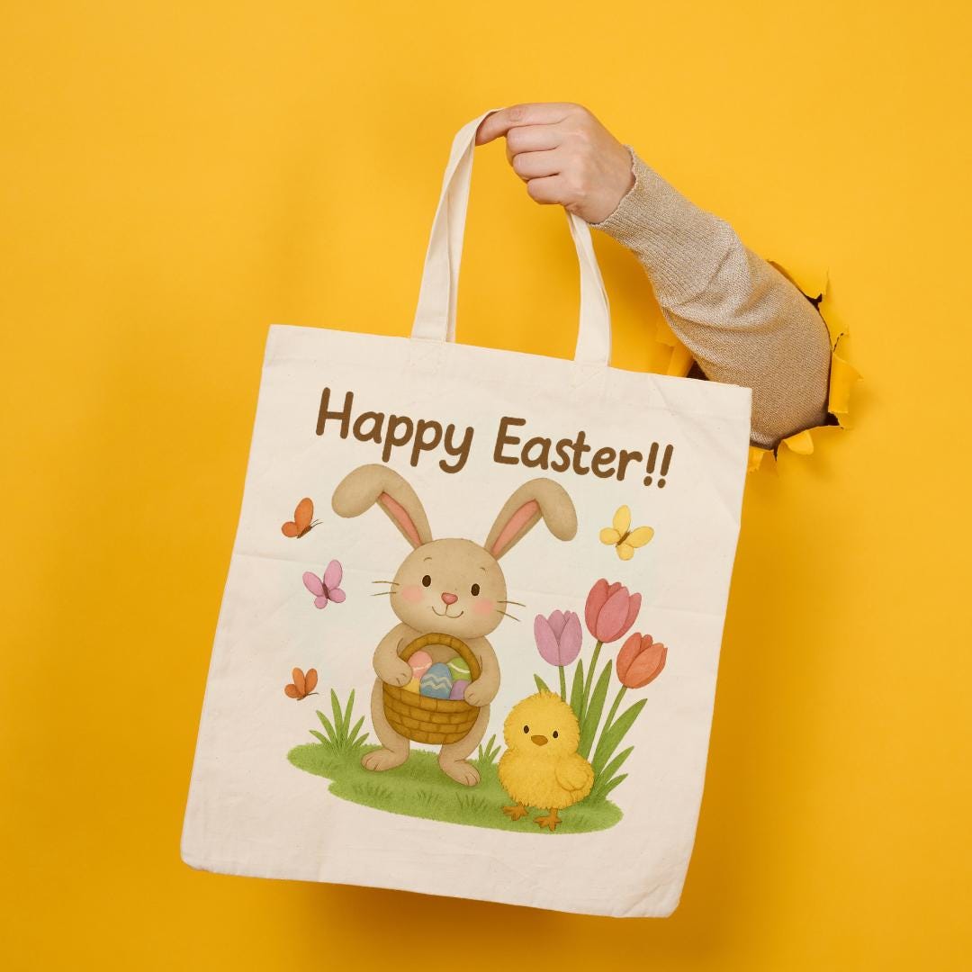 Easter Bunny Digital File for Sublimation or DTF Transfer - Etsy