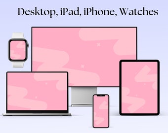 Aesthetic Desktop Wallpaper, Computer Wallpaper, Mac, Windows, iPad, Phone Bundle, Desktop Background, Digital wallpaper