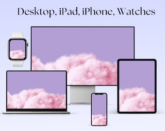 Aesthetic Desktop Wallpaper, Computer Wallpaper, Mac, Windows, iPad, Phone Bundle, Desktop Background, Digital wallpaper