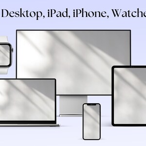 Aesthetic Desktop Wallpaper, Computer Wallpaper, Mac, Windows, iPad, Phone Bundle, Desktop Background, Digital wallpaper