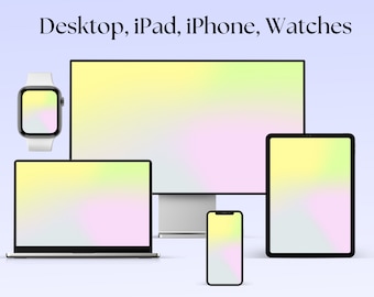 Aesthetic Desktop Wallpaper, Computer Wallpaper, Mac, Windows, iPad, Phone Bundle, Desktop Background, Digital wallpaper