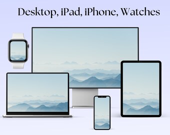 Aesthetic Desktop Wallpaper, Computer Wallpaper, Mac, Windows, iPad, Phone Bundle, Desktop Background, Digital wallpaper