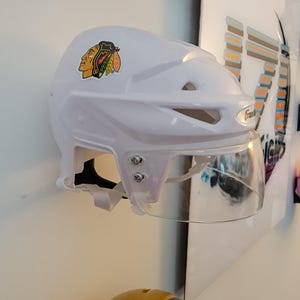 The BEST Mini NHL Helmet Holders 3D printed in pla+, Show off your mini helmets!  NHL, collectible, memorabilia, hanger, Hockey