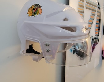 The BEST Mini NHL Helmet Holders 3D printed in pla+, Show off your mini helmets!  NHL, collectible, memorabilia, hanger, Hockey