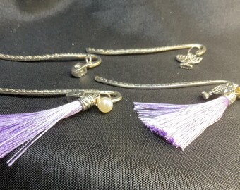 3" Metal Bookmark SET (2) for Hanukkiah. Hanukkiah and Dreidel.
