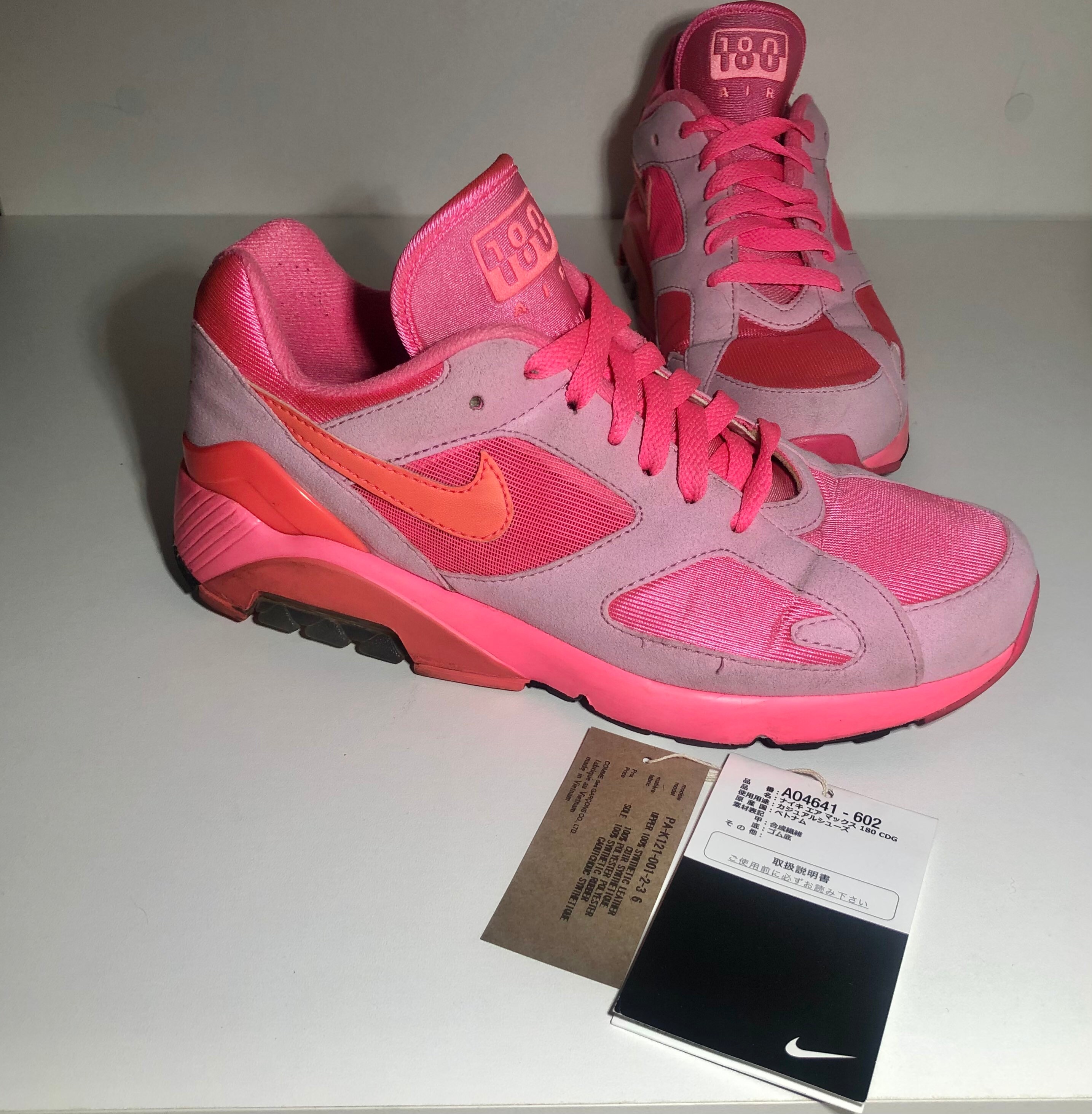 Proceso de fabricación de carreteras Potencial Salida CDG X Nike Air Max 180 - Etsy Singapore