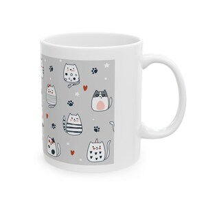 Taza de café Best Friends con diseño de gatos, 11 oz. Regalo perfecto para amigos que aman a los gatos. imagen 6