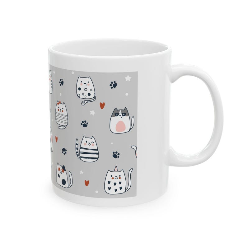 Taza de café Best Friends con diseño de gatos, 11 oz. Regalo perfecto para amigos que aman a los gatos. imagen 6