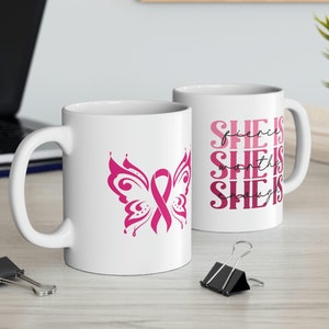 Breast Cancer Ceramic Mug 11oz